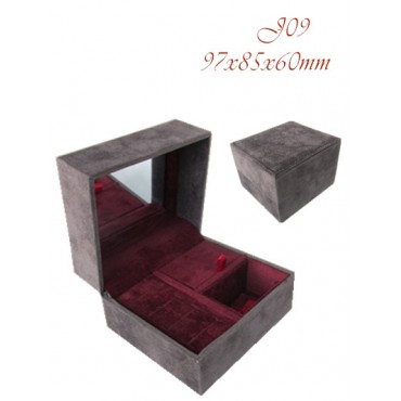 Collection box  (Grey/Burgundy,  PP/PP/PP)